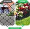10 Pack Rustproof Decorative Garden Fence Panels - 23.6in H x 10ft L Metal Animal Barrier, Snap-On Border for Lawns & Gardens